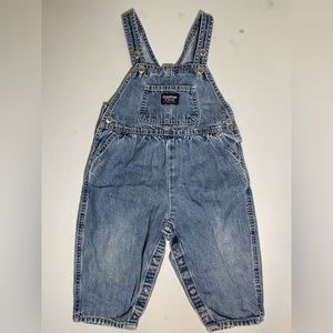 Vintage Oshkosh Denim overalls 18 months